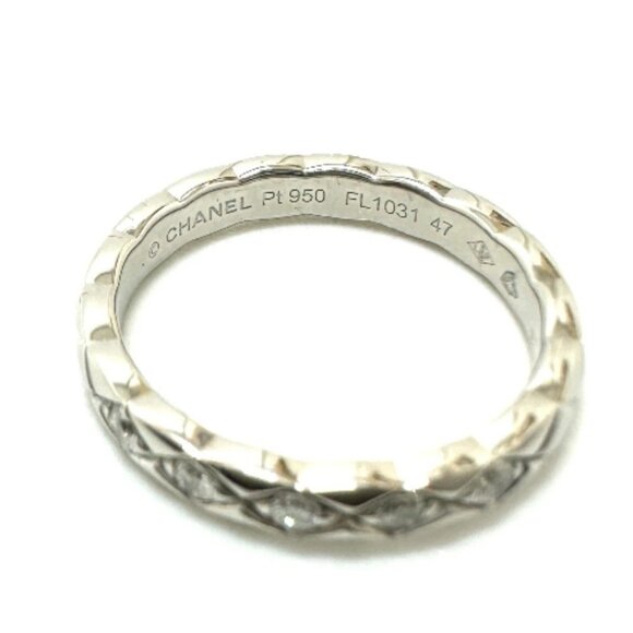 CHANEL K18WG Coco Crush 5P Diamond Accessories Ring K18WG White - Picture 3 of 9